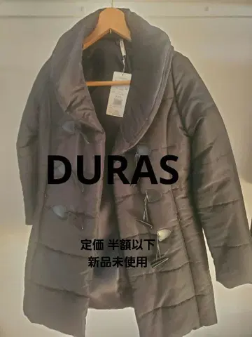 [ 반값 이하, 택 포함 새상품 ] DURAS 블랙 다운 코트 F