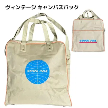 [ 미사용 새상품 ] PAN AM 빈티지 2way 백 팬암 항공