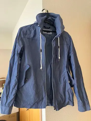 TAKAQ 네이비 후드 부착 후드티 L 미사용 새상품