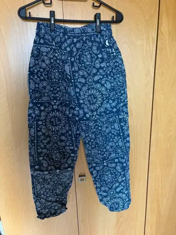 COOKMAN 쿠크만 셰프 팬츠 블랙 페이즐리 M 사이즈