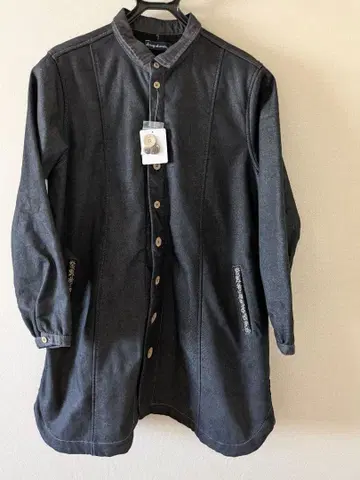 택 포함 새상품 드럭 스토어즈 따뜻한 데님 코트 사이즈 4