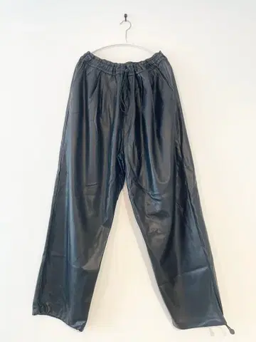 자라 남성용 인조 가죽 팬츠 이지 팬츠