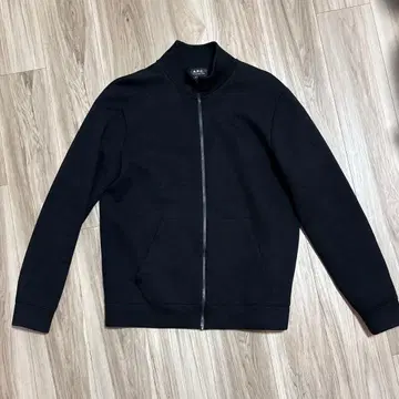 A.P.C. 블랙 집업 점퍼 M