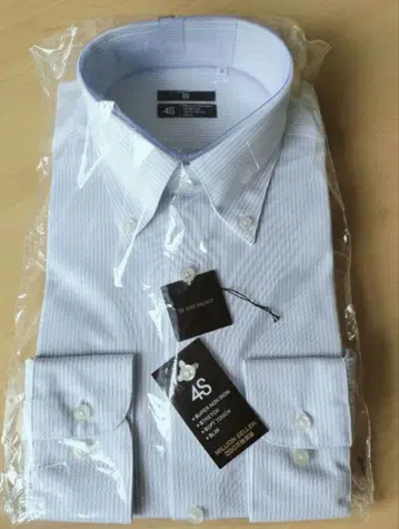 미사용 새상품 정장 셀렉트 4S 슈퍼 논아이론 긴팔 셔츠 M