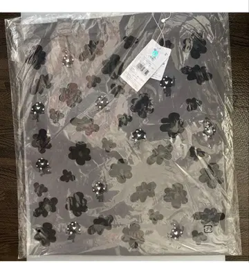 어반 리서치 TOTE-FLOWER 블랙 미야쿠 그레이 토트백