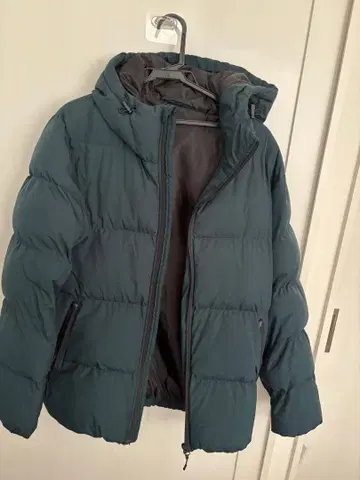 다크 그린 L 사이즈 다운 자켓 아우터