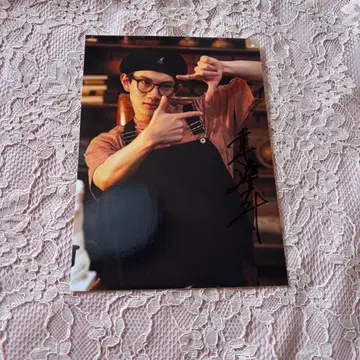 아카자와 료타로 스크래치 2L 브로마이드 사인