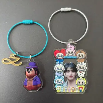 정국 캘빈클라인 굿즈 아크릴 키링 BTS 러브유