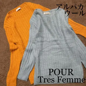 알파카 2점 니트 스웨터 풀르트레팜 울 샵 채널
