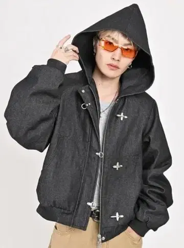 L2089 토글 후크 리지드 액티브 자켓 M ( black ) 지저인