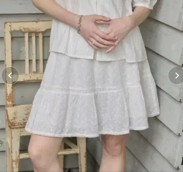 GIUNON 플라워 레이스 스커트 / 플라워 레이스 스커트