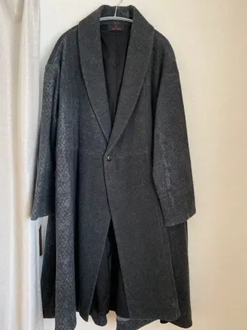 모유루 헤치마 칼라 A라인 코트