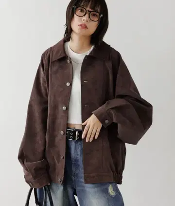 PBLIM 소프트 스웨이드 블루종