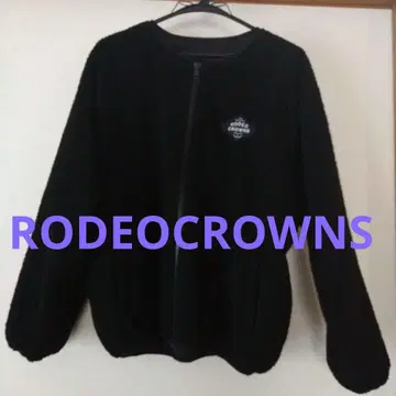 RODEO CROWNS 블랙 보아 자켓