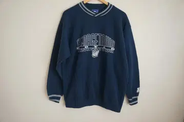 90s 스타터 조지타운 호야스 불독 트레이닝복/M/네이비