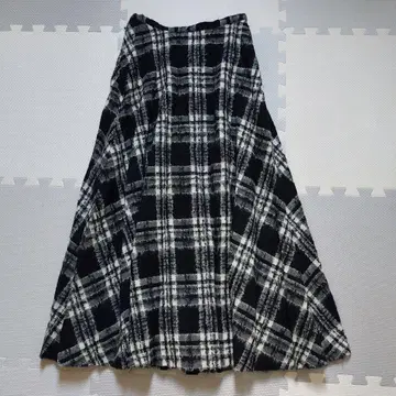 PINK HOUSES 타탄 체크 롱 스커트