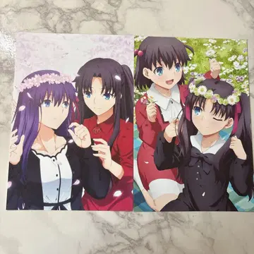 Fate stay night HF 엽서 벚꽃 린 세트