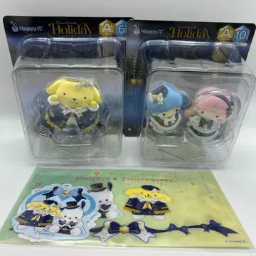 산리오 Happy 복권 폼폼푸딩 리틀트윈스타 피규어 씰
