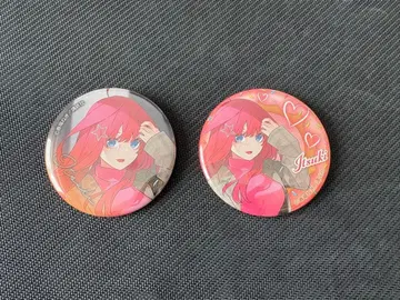 5등분의 신부 GOTO AKIBA! 아틀레 아키하바라 캔뱃지 나카노 미쿠