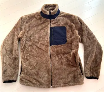 인핏 INFIT 샤기 보아 방풍 플리스 자켓 베이지