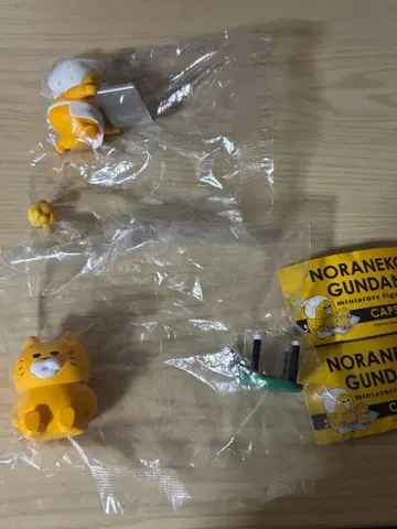 NORANEKO GUNDAM 미니어처 피규어 2개 세트