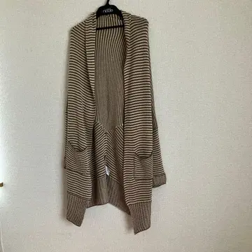 스트라이프 오픈 프론트 가디건