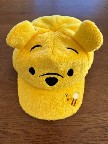 곰돌이 푸 귀 달린 복슬복슬 모자 52cm