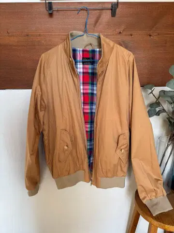 파마 프레스 스윙탑 해링턴 자켓 블루종