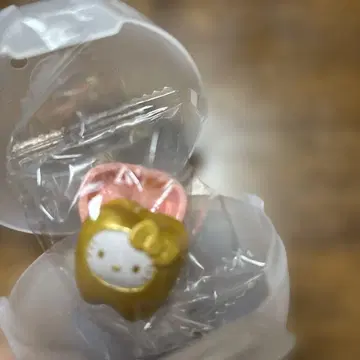 헬로키티 캡슐 토이 가챠 골드 레어