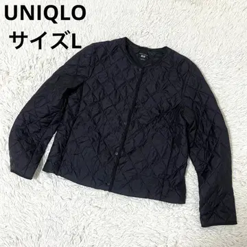 유니클로 WARM PADDED 웜 패딩 노카라 자켓 L