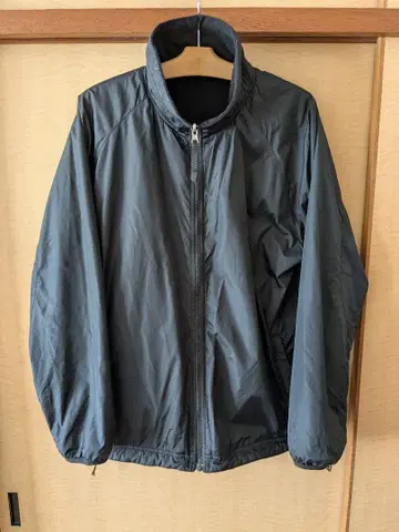 리버서블 플리스 나일론 블루종