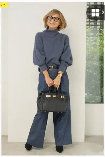 [ 새상품 ] PLUSOTO.HA 니트&와이드 팬츠 셋업