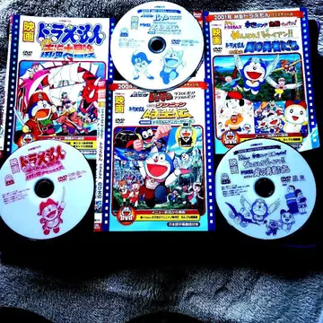 영화 도라에몽 DVD 3장 세트 (DVD 케이스 없음)