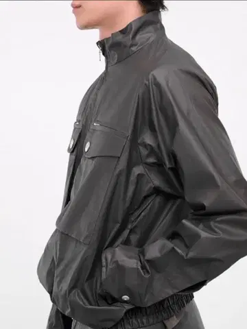 OmarAfridi TEMPUS COATED BLOUSON SS24