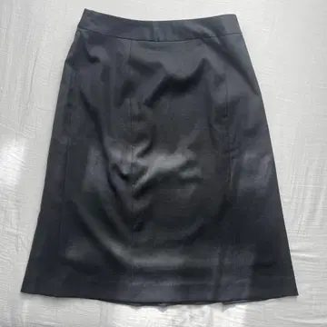 [미사용 새상품] 오리히카 울 스커트 차콜 REDA 원단