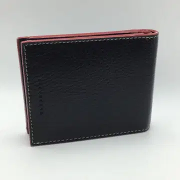 THE SHOP TK 접이식 지갑 블랙 천연 가죽 가죽 지갑