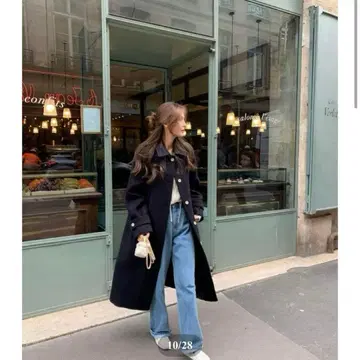 새상품 riette 코트 네이비