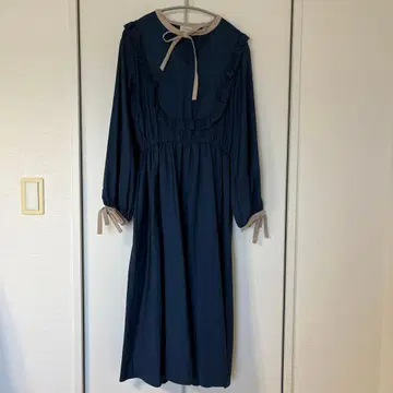 LEBECCA boutique 오레그라세와 프릴 리본 원피스