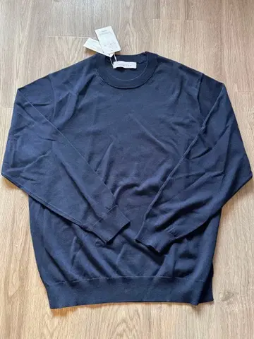 유나이티드 애로우즈 그린 라벨 크루넥 니트 네이비 L 사이즈