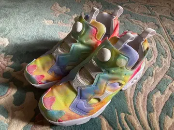 리복 펌프 퓨리 25.5cm 새상품급 멀티 컬러 타이다이 콜라보