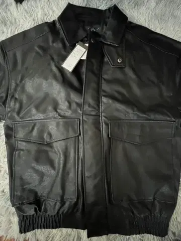 블랙 가죽 자켓