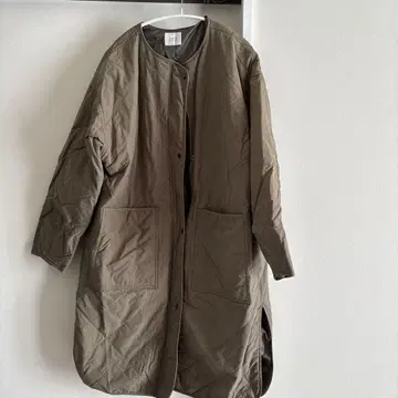 LOWRYS FARM 카키 퀼팅 자켓