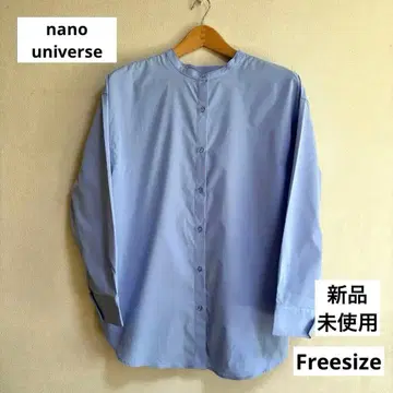 나노 유니버스 nano universe 긴팔 셔츠 블루 FreeSize