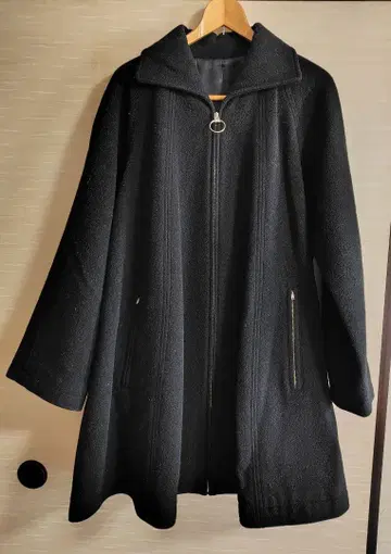 VIVAYOU 블랙 롱 코트