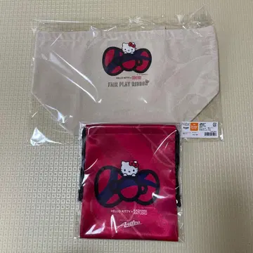 가시마 앤틀러스 헬로키티 콜라보 토트백 복조리 세트