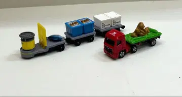 토미카 미쓰비시 로지넥스트 엘레트럭 & 빨간색 토미카 박람회 동물 운반차