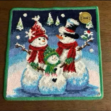 페이러 손수건 크리스마스 새상품 슈네만 파밀리에