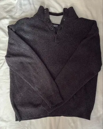 NAUTICA 다크 그레이 니트 스웨터 XXL