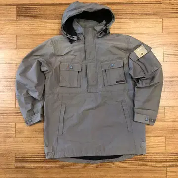 에디 바우어 카키 후드 부착 마운틴 후드티