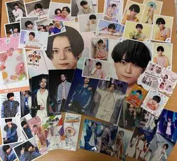 아이돌 굿즈 세트 사진 잡지 부채